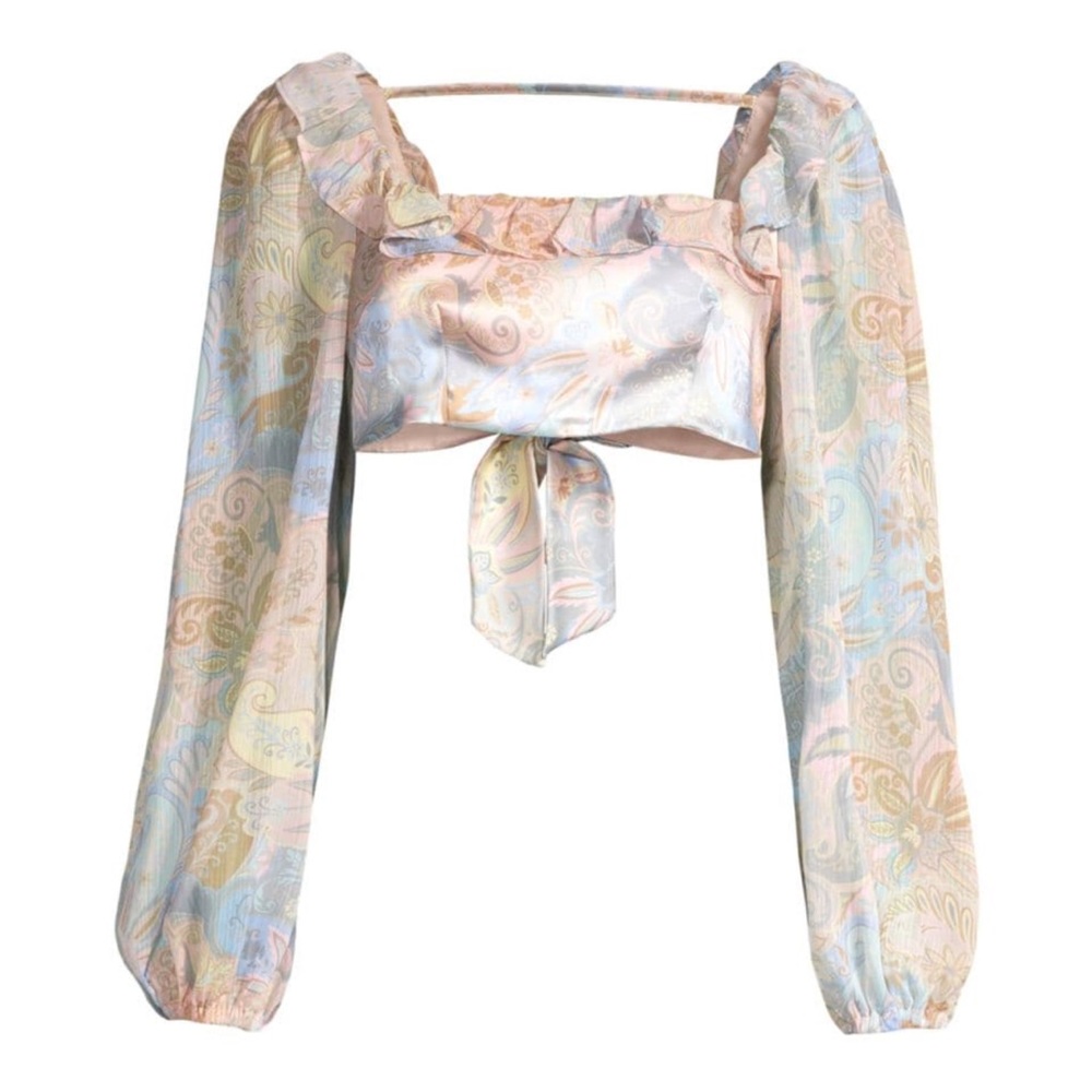 Aurum long sleeve tie-back